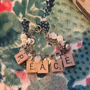 Peace Charm Bracelet